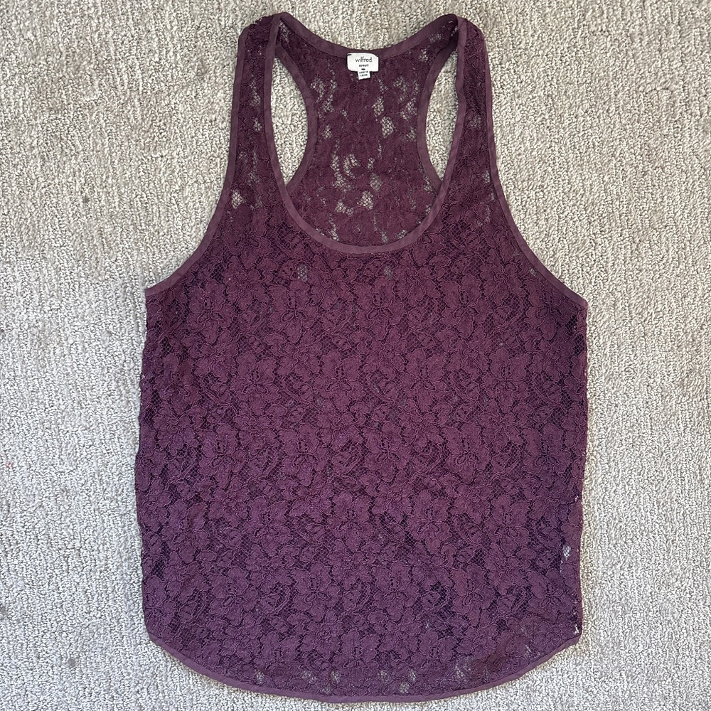 Wilfred lace top XS